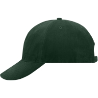 6 Panel Softlining Raver Cap - Dark green