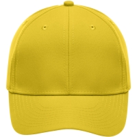 6 Panel Polyester Peach Cap - Lemon