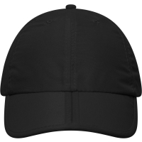 6 Panel Pack-a-Cap - Black