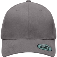 6 Panel Elastic Fit Baseball Cap - Dark grey