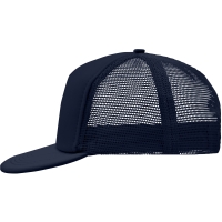 5 Panel Flat Peak Cap - Navy/navy