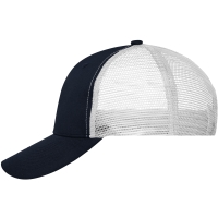 6 Panel Mesh Cap - Navy/navy/white