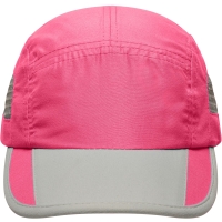 5 Panel Sportive Cap - Pink/light grey