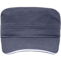 Military Sandwich Cap - Anthracite/white