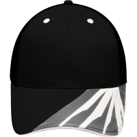 6 Panel Craftsmen Cap - STRONG - - Black/carbon/white