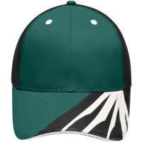 6 Panel Craftsmen Cap - STRONG - - Dark green/black/white