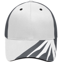 6 Panel Craftsmen Cap - STRONG - - White/carbon/black