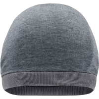 Heather Summer Beanie - Grey heather/dark grey