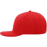 6 Panel Pro Cap Style - Red/red