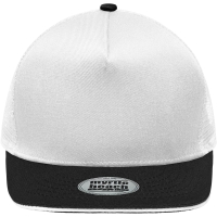 Pro Cap Mesh 5 Panel - White/black