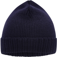 Basic Knitted Beanie - Navy