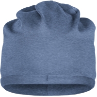 Bio Cotton Beanie - Light denim melange