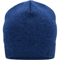 Knitted Fleece Workwear Beanie - STRONG - - Royal melange/navy