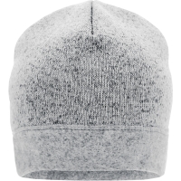 Knitted Fleece Workwear Beanie - STRONG - - White melange/carbon