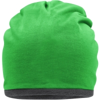 Fleece Beanie - Fern green/carbon