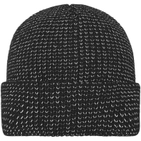 Reflective Winter Beanie - Black