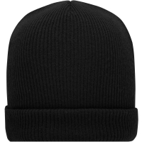 Soft Knitted Winter Beanie - Black