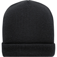 Soft Knitted Winter Beanie - Dark grey