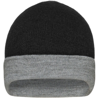 Reversible Beanie - Black/grey heather