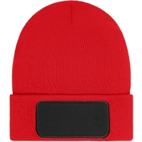Beanie with Patch - Thinsulate - Red