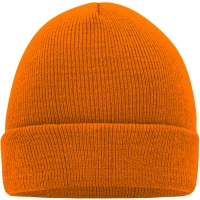 Knitted Cap - Orange