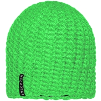 Casual Outsized Crocheted Cap - Lime Green