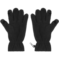 Touch-Screen Fleece Gloves - Black