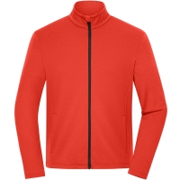 Men's Sports Structured Fleece Jacket  GRS - Spicy orange