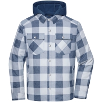 Deep blue/foggy grey