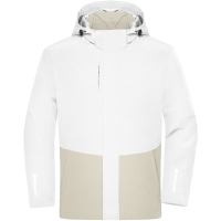 Workwear Hardshell Rainjacket - White/cement