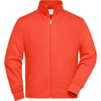 Workwear Sweat Jacket - Spicy orange