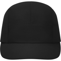 7 Panel Sports-Cap - Black