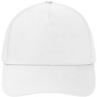5 Panel Laser-Cut Cap - White