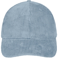 6 Panel Corduroy Cap  Organic Cotton - Milky blue