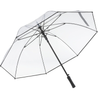 AC golf umbrella FARE®-Pure - Transparent black