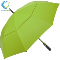 AC golf umbrella FARE®-Doubleface XL Vent - Lime black