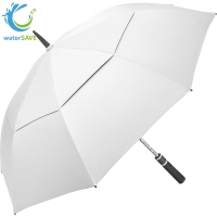 AC golf umbrella FARE®-Doubleface XL Vent - Naturewhite black