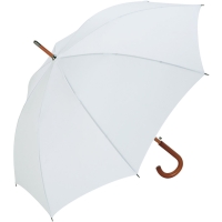 AC woodshaft regular umbrella - White
