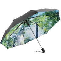 AC mini umbrella FARE®-Nature - Black/forrest design