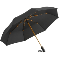 Oversize mini umbrella FARE®-AOC Colorline - Black orange