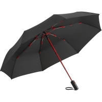 Oversize mini umbrella FARE®-AOC Colorline - Black red