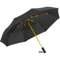 Oversize mini umbrella FARE®-AOC Colorline - Black yellow