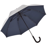 AC regular umbrella FARE®-Collection - Silver/dark blue