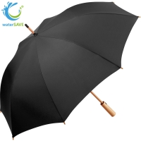 AC midsize bamboo umbrella ÖkoBrella - Black wS