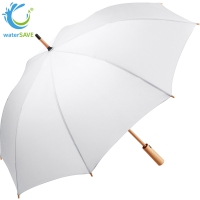 AC midsize bamboo umbrella ÖkoBrella - Natural white wS