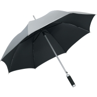 AC alu regular umbrella Windmatic - Silver/black