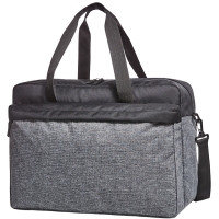 Sportovní a cestovní taška ELEGANCE - Black grey sprinkle