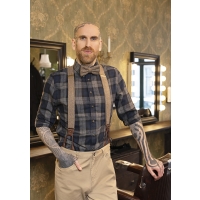 Suspenders Urban-Herringbone - Light brown