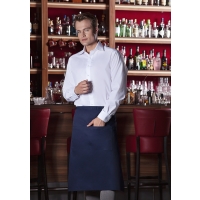 Bistro Apron Basic with Pocket - Navy