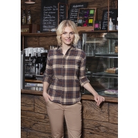 Ladies' Checked Blouse Urban-Trend - Sahara